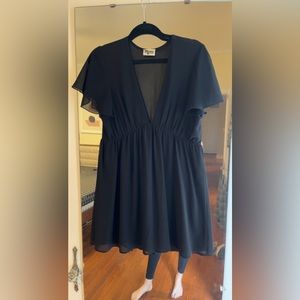 Black show me your mumu mini dress